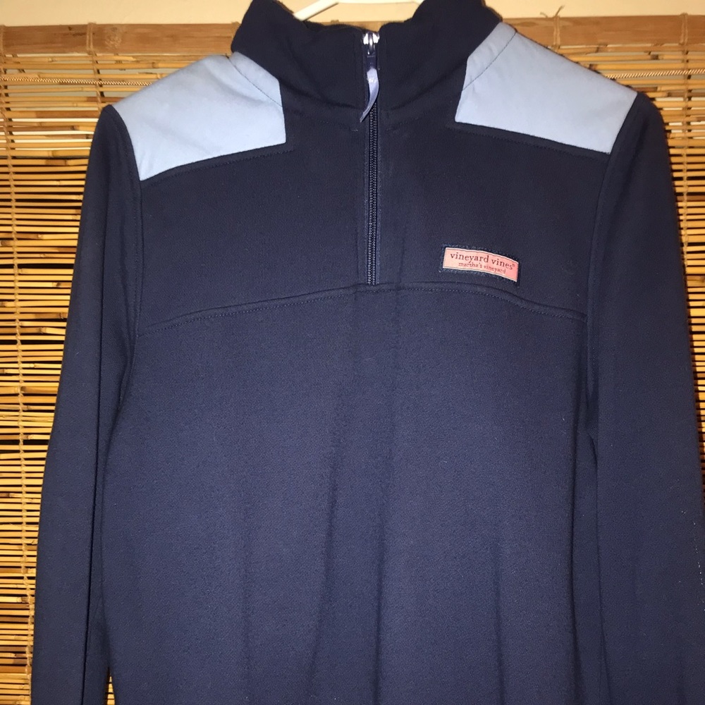 EUC Vineyard Vines pullover half zipped mock hoodie pink 🐳 💝